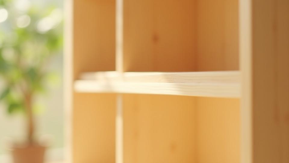 FSC認証木材で作られた美しい収納棚