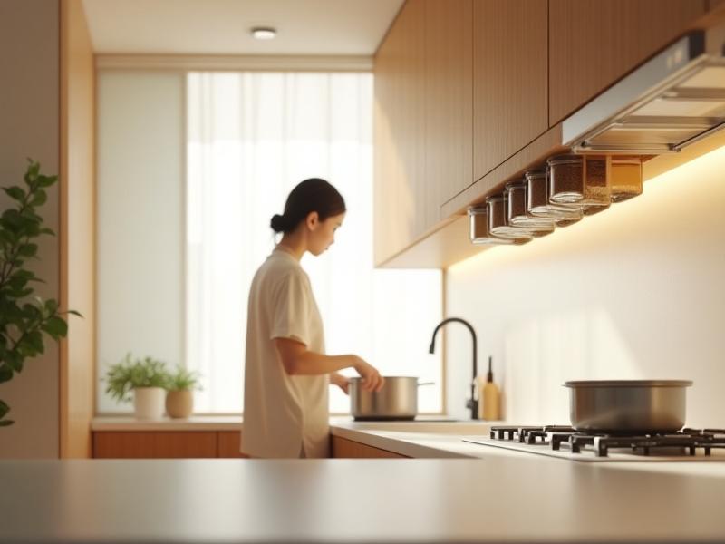 スマートキッチンでの音声操作