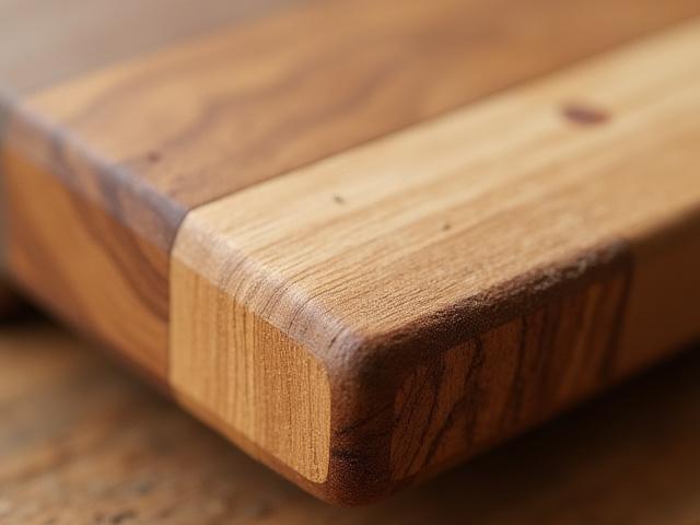 様々な木材の端材で作られたユニークなボード